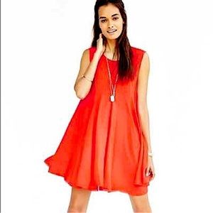 Ecote Urban Outfitters red swing‎ dress small